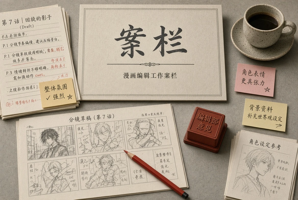 案栏编辑手记
